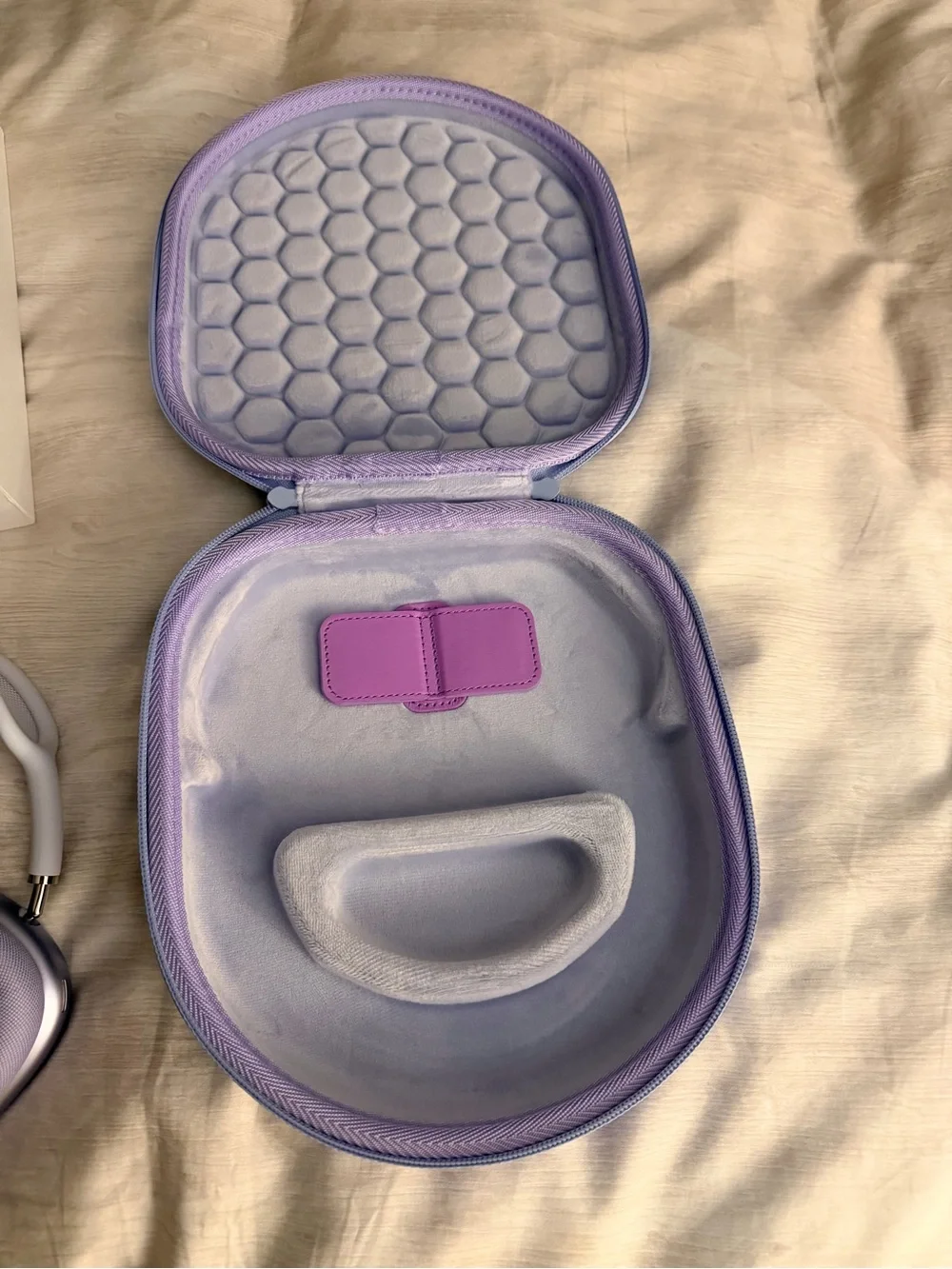 Apple Over-Ear Headphones in Lavender and White